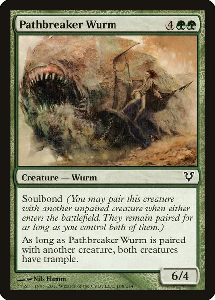Pathbreaker Wurm, Magic card AVR 188 — Avacyn Restored set