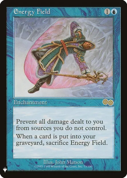 Energy Field, Magic card PLST USG-73 — The List set