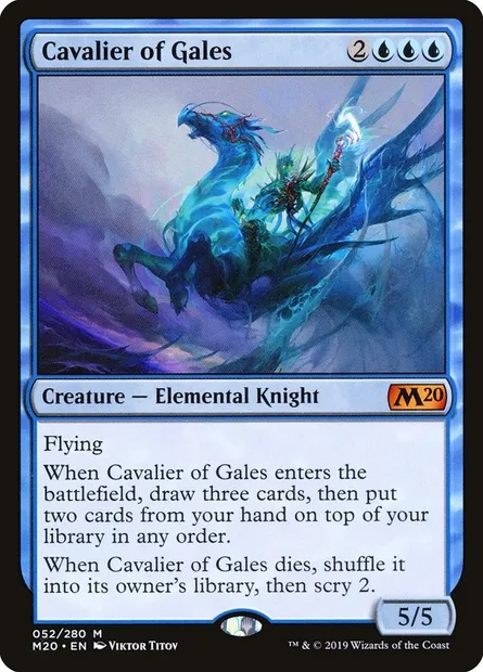 Cavalier of Gales, Magic card M20 52 — Core Set 2020 set
