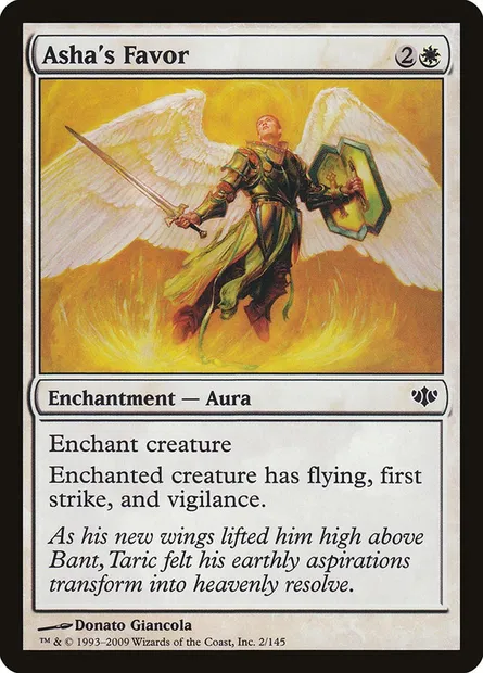 Asha's Favor, Magic card CON 2 — Conflux set