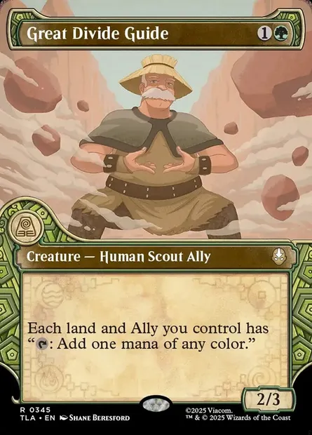 Great Divide Guide, Magic card TLA 345 — Avatar: The Last Airbender set