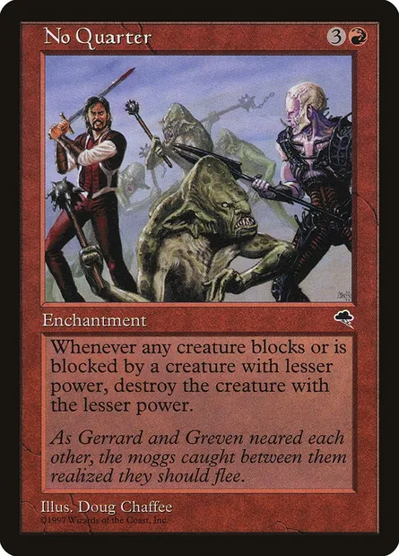 No Quarter, Magic card TMP 193 — Tempest set