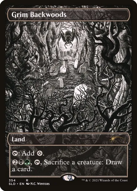 Grim Backwoods, Magic card SLD 354 — Secret Lair Drop set