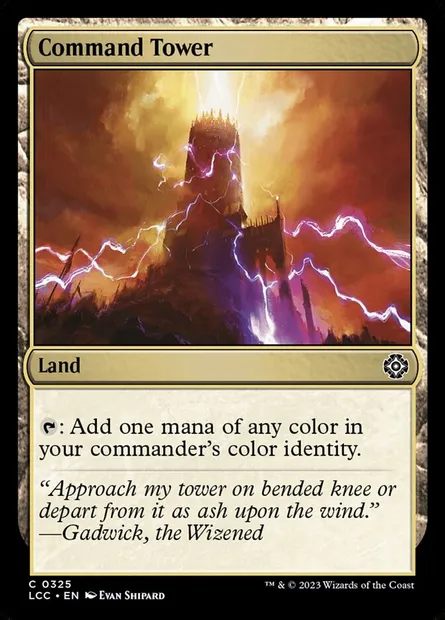 Command Tower, Magic card LCC 325 — The Lost Caverns of Ixalan Commander set