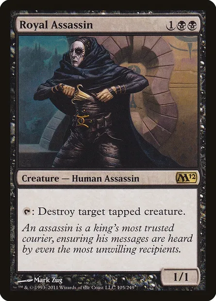 Royal Assassin, Magic card M12 105 — Magic 2012 set