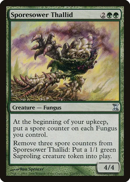 Sporesower Thallid, Magic card TSP 220 — Time Spiral set