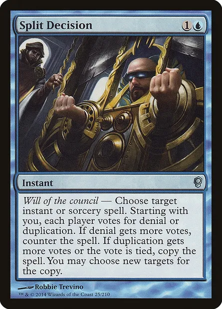 Split Decision, Magic card CNS 25 — Conspiracy set