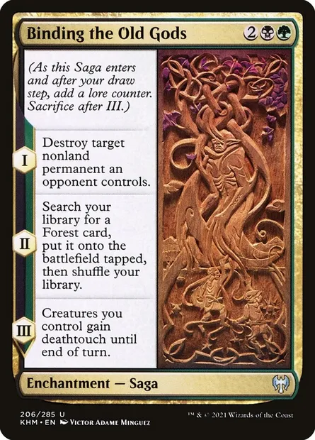 Binding the Old Gods, Magic card KHM 206 — Kaldheim set
