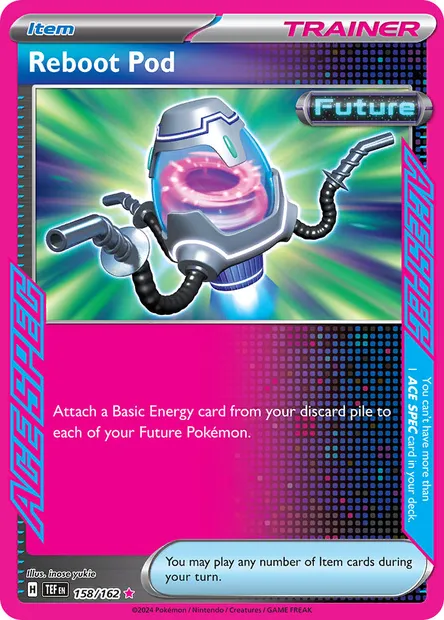 Reboot Pod, Pokémon card TEF 158 — Temporal Forces set
