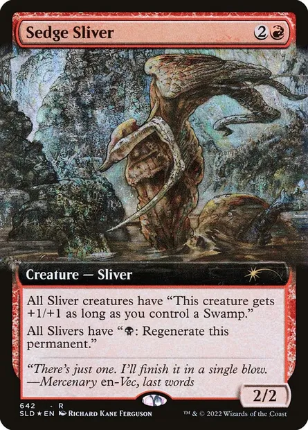 Sedge Sliver, Magic card SLD 642 — Secret Lair Drop set