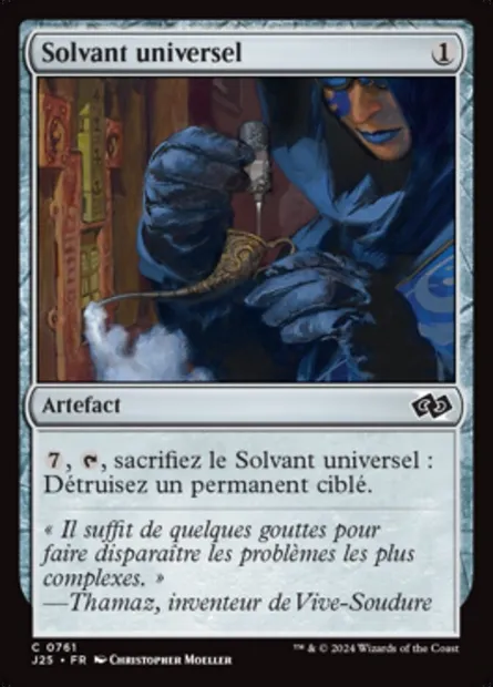 Solvant universel, carte Magic J25 761 — extension Foundations Jumpstart