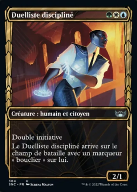 Duelliste discipliné, carte Magic SNC 304 — extension Les rues de la Nouvelle-Capenna
