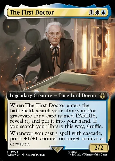 The First Doctor, Magic card WHO 1005 — Doctor Who set