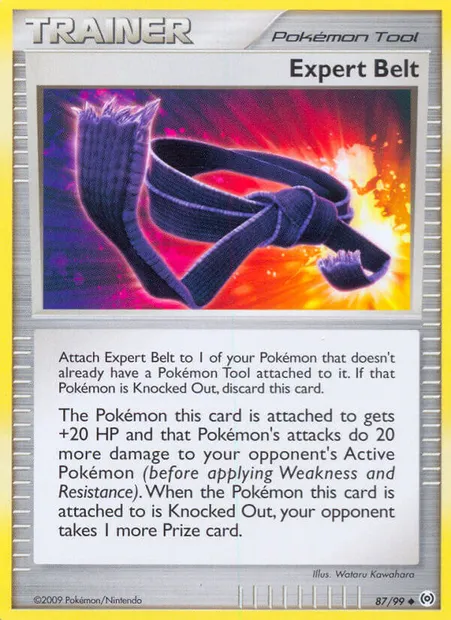 Expert Belt, carte Pokémon AR 87 — extension Arceus