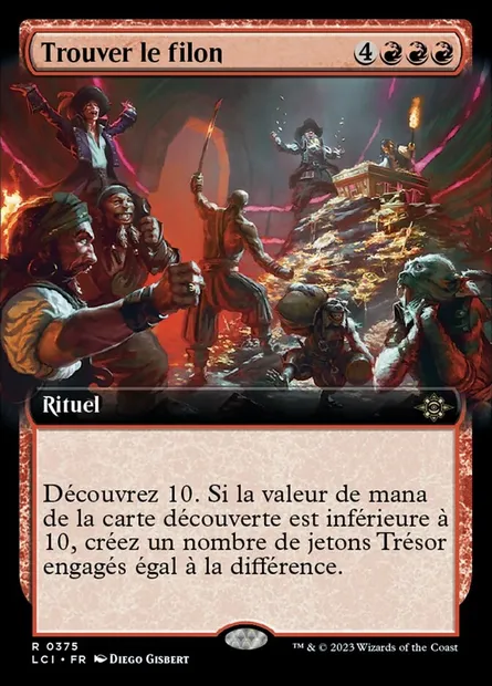 Trouver le filon, carte Magic LCI 375 — extension The Lost Caverns of Ixalan