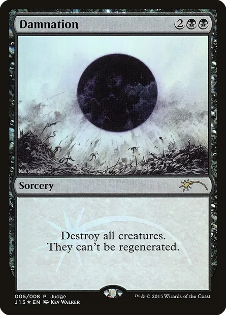 Damnation, Magic card J15 5 — Judge Gift Cards 2015 set