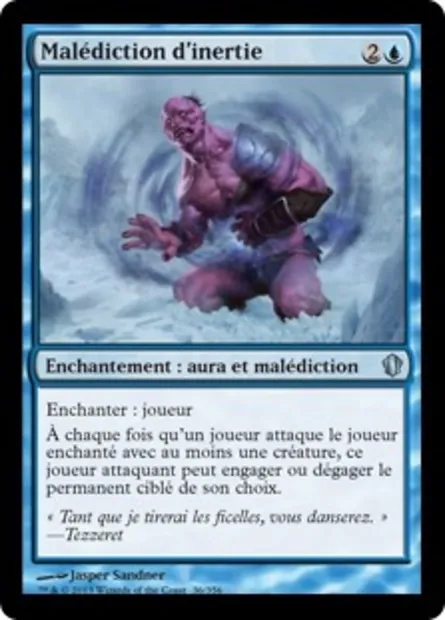 Malédiction d'inertie, carte Magic C13 36 — extension Commander 2013