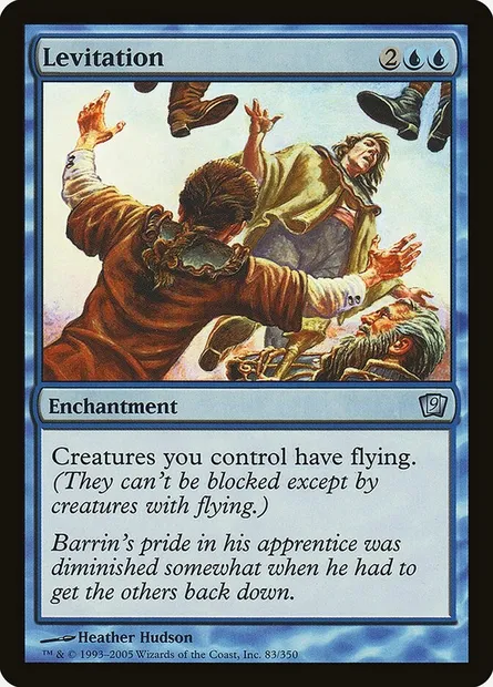 Lévitation, carte Magic 9ED 83★ — extension Neuvième Edition