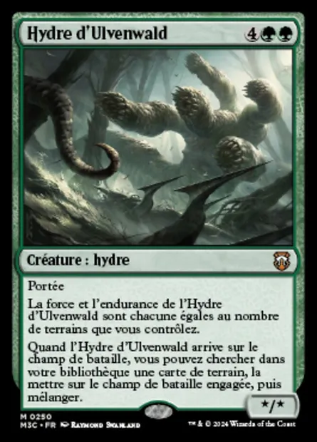 Hydre d'Ulvenwald, carte Magic M3C 250 — extension Modern Horizons 3 Commander
