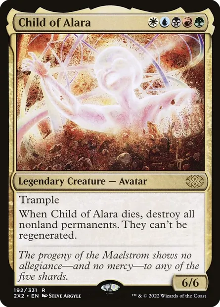 Child of Alara, Magic card 2X2 192 — Double Masters 2022 set