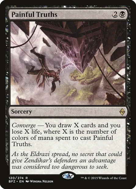 Painful Truths, Magic card BFZ 120 — Battle for Zendikar set