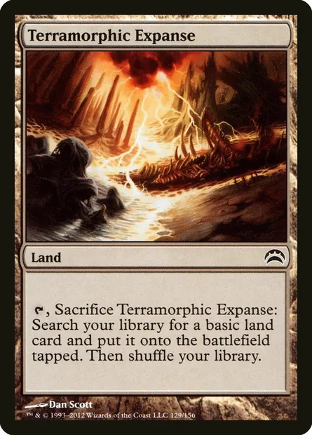 Terramorphic Expanse, Magic card PC2 129 — Planechase 2012 set