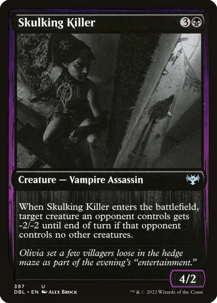 Skulking Killer, Magic card DBL 397 — Innistrad: Double Feature set