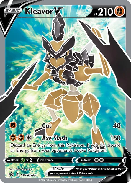 Kleavor V, Pokémon card SWSH 248 — SWSH Black Star Promos set