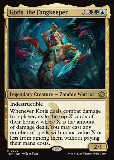 Kotis, the Fangkeeper, Magic card TDM 202 — Tarkir: Dragonstorm set