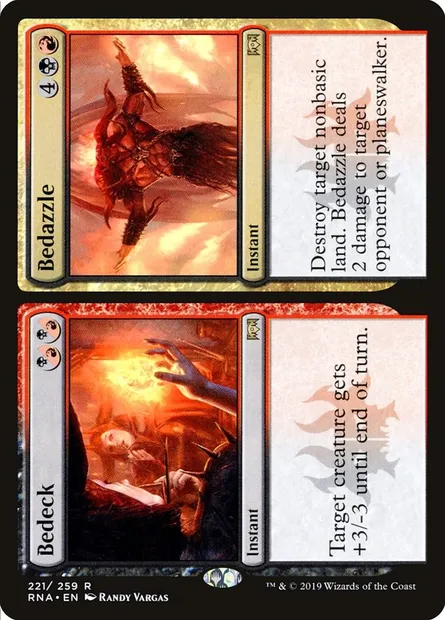 Bedeck // Bedazzle, Magic card RNA 221 — Ravnica Allegiance set