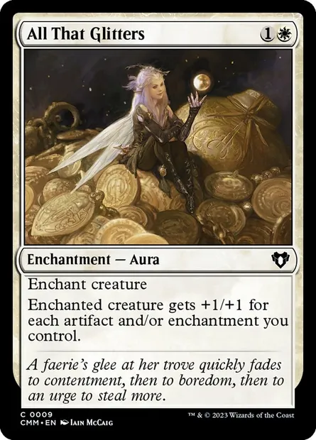 All That Glitters, Magic card CMM 9 — Commander Masters set