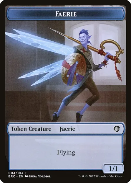 Faerie, Magic card TBRC 4 — The Brothers' War Commander Tokens set