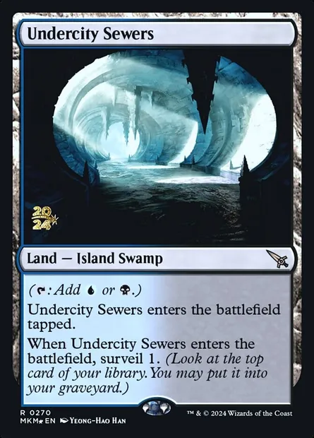 Undercity Sewers, Magic card PMKM 270s — Murders at Karlov Manor Promos set