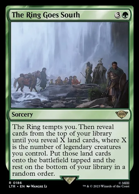 The Ring Goes South, Magic card LTR 186 — The Lord of the Rings: Tales of Middle-earth set