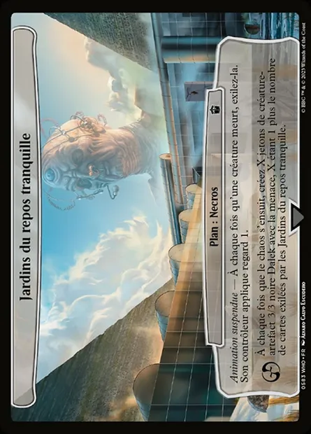 Jardins du repos tranquille, carte Magic WHO 583 — extension Doctor Who