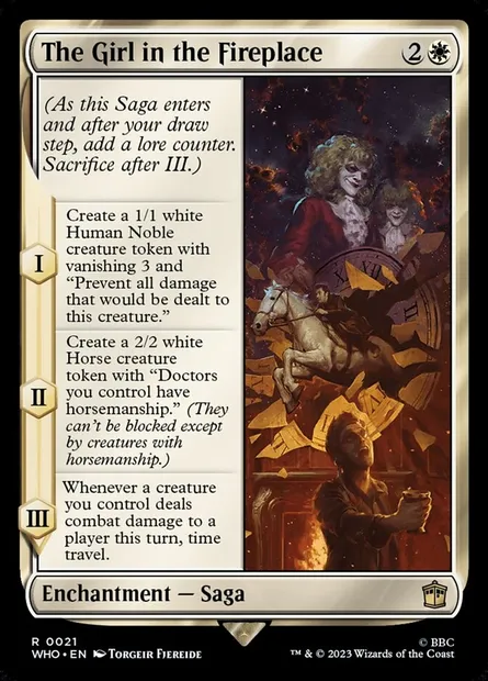 The Girl in the Fireplace, Magic card WHO 21 — Doctor Who set