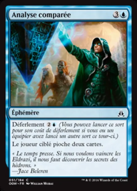 Analyse comparée, carte Magic OGW 51 — extension Le serment des Sentinelles
