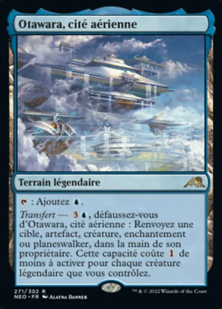 Otawara, cité aérienne, carte Magic NEO 271 — extension Kamigawa: La Dynastie Néon