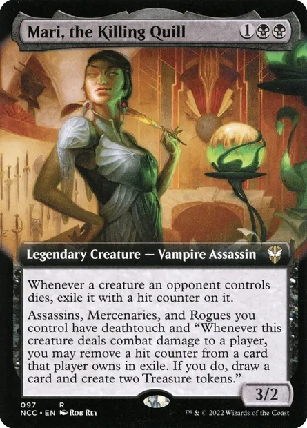 Mari, the Killing Quill, Magic card NCC 97 — New Capenna Commander set