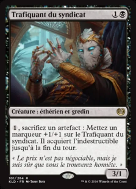 Trafiquant du syndicat, carte Magic KLD 101 — extension Kaladesh