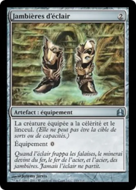 Jambières d'éclair, carte Magic CMD 253 — extension Commander 2011
