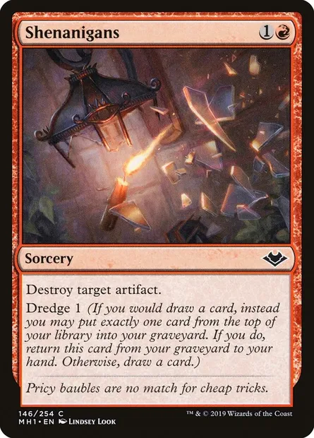 Shenanigans, Magic card MH1 146 — Modern Horizons set