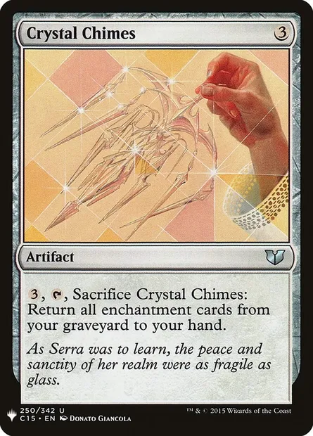 Crystal Chimes, Magic card PLST C15-250 — The List set