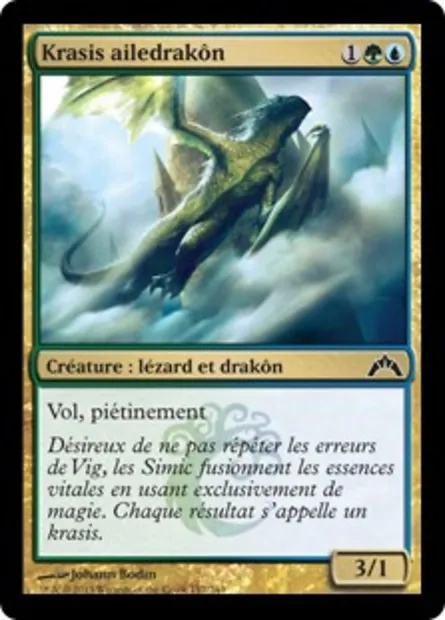 Krasis ailedrakôn, carte Magic GTC 157 — extension Insurrection