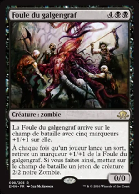 Foule du galgengraf, carte Magic EMN 98 — extension La lune hermétique