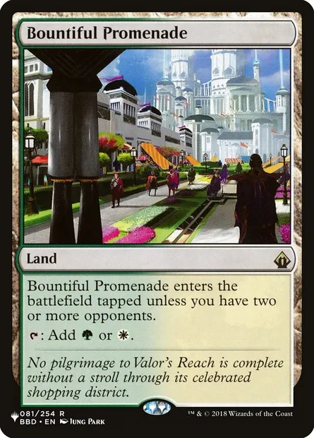 Bountiful Promenade, Magic card PLST BBD-81 — The List set