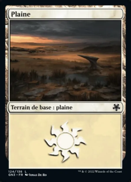 Plaine, carte Magic GN3 124 — extension Game Night: Free-for-All