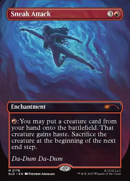 Sneak Attack, Magic card SLD 2178 — Secret Lair Drop set