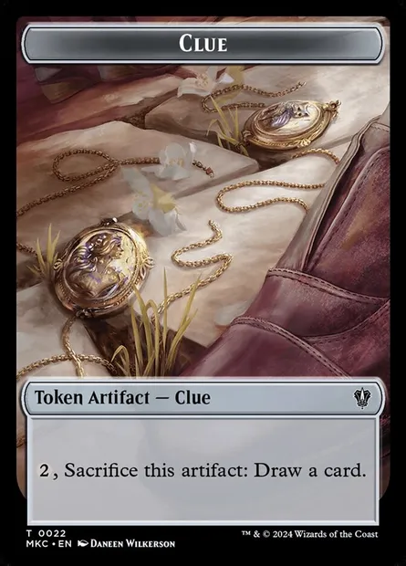Clue, Magic card TMKC 22 — Murders at Karlov Manor Commander Tokens set