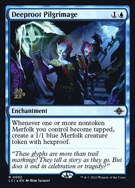 Deeproot Pilgrimage, Magic card PLCI 52s — The Lost Caverns of Ixalan Promos set